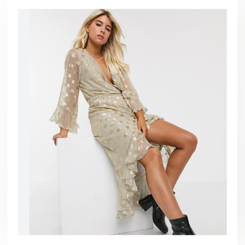 Twisted Wunder London Wrap Maxi Dress